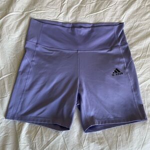 Adidas Women's Purple biker Shorts size large